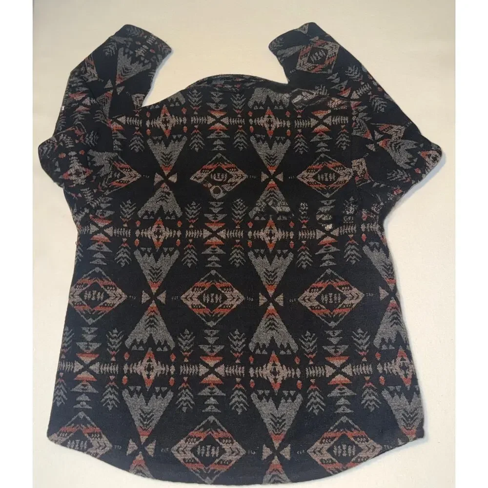Jachs New York mens Aztec wool blend Sherpe lined jacket